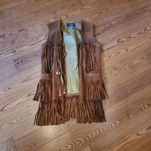 Vintage 1970 Joo Kay fringe vest